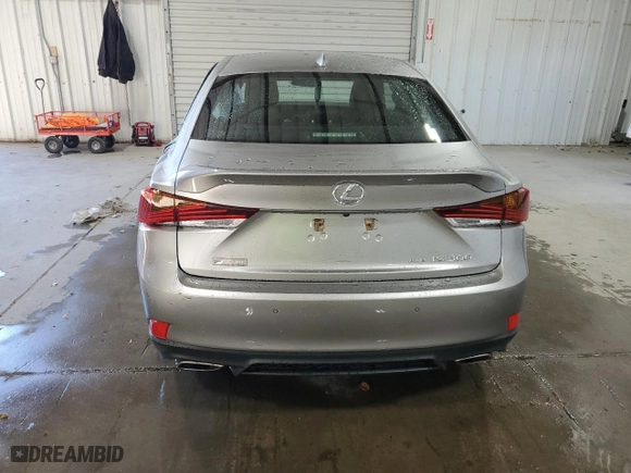2020 Lexus IS with VIN JTHG81F22L5042438, listed as a Copart auction lot 80419724 with 28,625 mi miles and Salvage Title. Bid and sale history available at carsss.com. Image 6.