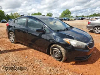 2016 Kia Forte LX with VIN KNAFK4A66G5585093, listed as a Copart auction lot 52929135 with 194,227 mi miles and Salvage Title. Bid and sale history available at carsss.com. Image 4.