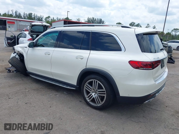 2021 Mercedes-Benz GLS 450 with VIN 4JGFF5KE3MA381420, listed as a IAAI auction lot 42055956 with 57,268 mi miles and . Bid and sale history available at DreamBid. Image 3.