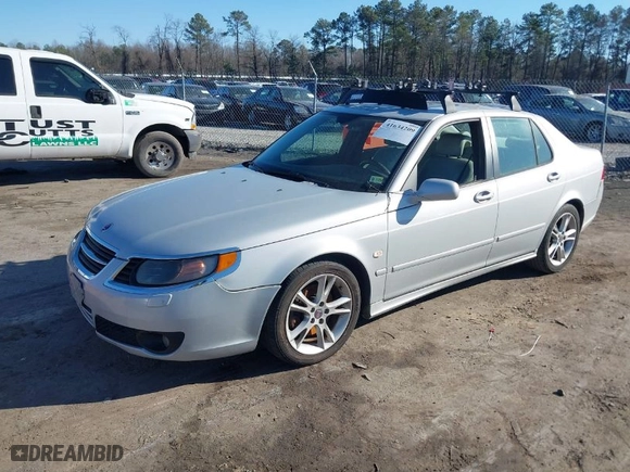 2008 Saab 9-5 with VIN YS3ED45G783500330, listed as a IAAI auction lot 41634209 with 170,382 mi miles. Bid and sale history available at carsss.com. Image 2.