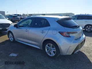 2020 Toyota Corolla Hatchback SE with VIN JTND4RBE0L3081535, listed as a IAAI auction lot 41721684 with 49,373 mi miles. Bid and sale history available at carsss.com. Image 3.