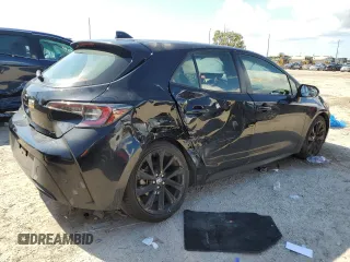 2022 Toyota Corolla Hatchback SE with VIN JTND4MBEXN3163326, listed as a Copart auction lot 72441564 with 54,761 mi miles and Non Repairable. Bid and sale history available at carsss.com. Image 3.