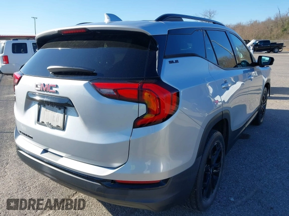 2020 GMC Terrain SLE with VIN 3GKALMEVXLL307890, listed as a IAAI auction lot 41585700 with 39,316 mi miles and . Bid and sale history available at carsss.com. Image 4.