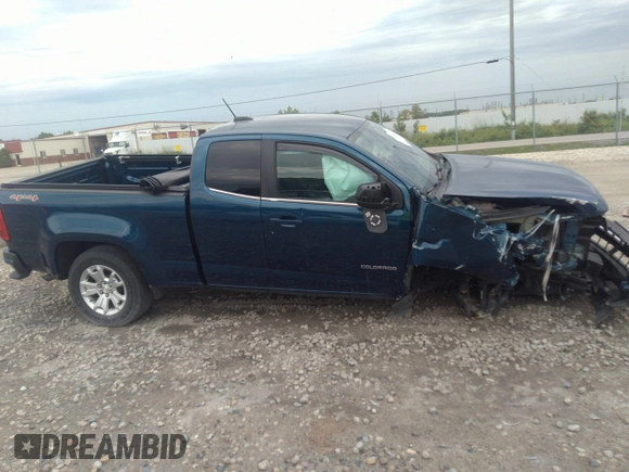 2019 Chevrolet Colorado 4WD LT with VIN 1GCHTCEN1K1345700, listed as a IAAI auction lot 39628771 with 57,622 mi miles. Bid and sale history available at carsss.com. Image 14.
