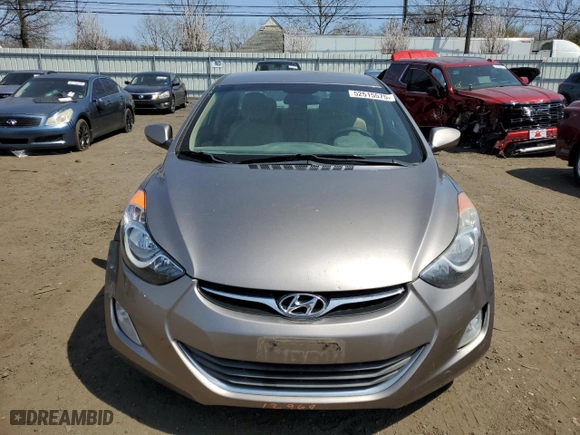 2013 Hyundai Elantra GLS PZEV with VIN 5NPDH4AE5DH442342, listed as a Copart auction lot 52515575 with 109,665 mi miles and Salvage Title. Bid and sale history available at carsss.com. Image 5.