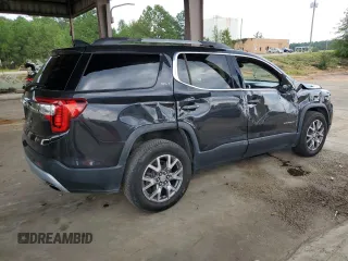 2020 GMC Acadia SLT with VIN 1GKKNMLS6LZ224635, listed as a Copart auction lot 67114884 with 107,829 mi miles and Salvage Title. Bid and sale history available at DreamBid. Image 3.