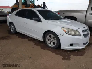 2013 Chevrolet Malibu LS with VIN 1G11B5SA6DF131057, listed as a IAAI auction lot 41274175 with 150,461 mi miles. Bid and sale history available at carsss.com. Image 1.