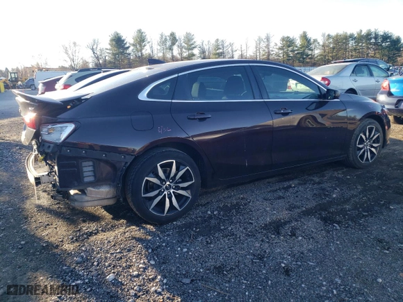 2020 Chevrolet Malibu RS with VIN 1G1ZG5ST7LF119570, listed as a Copart auction lot 49604875 with 27,819 mi miles and Salvage Title. Bid and sale history available at carsss.com. Image 3.