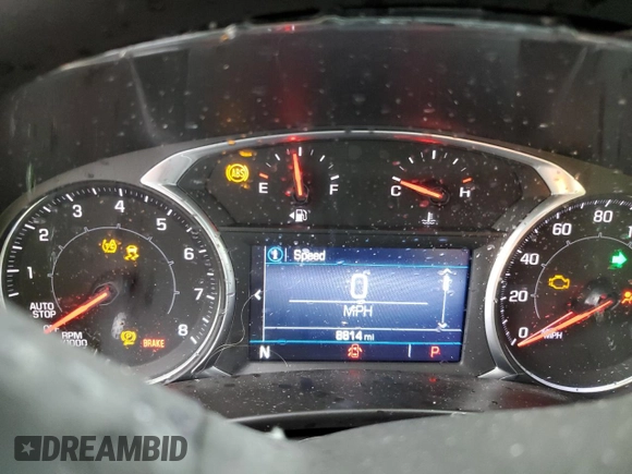2021 GMC Terrain SLE with VIN 3GKALTEV8ML331424, listed as a Copart auction lot 61716814 with 8,814 mi miles and Salvage Title. Bid and sale history available at carsss.com. Image 9.