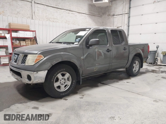 2005 Nissan Frontier LE with VIN 1N6AD07U05C457167, listed as a IAAI auction lot 42121297 with 195,477 mi miles and . Bid and sale history available at DreamBid. Image 2.