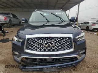 2024 Infiniti QX80 LUXE with VIN JN8AZ2AE0R9329875, listed as a Copart auction lot 46489615 with 28,834 mi miles and Non Repairable. Bid and sale history available at carsss.com. Image 5.
