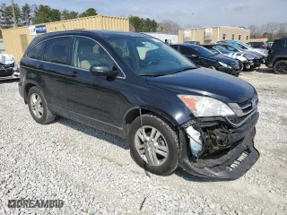 2010 Honda CR-V EX-L with VIN 5J6RE4H76AL053507, listed as a Copart auction lot 49066085 with 139,820 mi miles and Salvage Title. Bid and sale history available at carsss.com. Image 4.