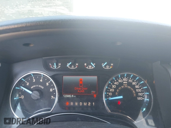 2011 Ford F-150 XL with VIN 1FTEX1CMXBFB22693, listed as a IAAI auction lot 41755565 with 123,982 mi miles. Bid and sale history available at carsss.com. Image 7.