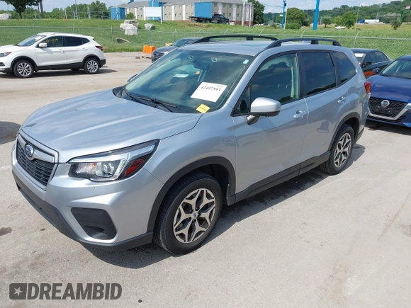 2019 Subaru Forester Premium with VIN JF2SKAGC3KH443287, listed as a IAAI auction lot 42497593 with 120,890 mi miles and . Bid and sale history available at DreamBid. Image 19.