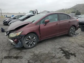 2014 Honda Civic Sedan EX with VIN 19XFB2F85EE274256, listed as a Copart auction lot 54226705 with 0 mi miles and Clean Title. Bid and sale history available at carsss.com. Image 1.