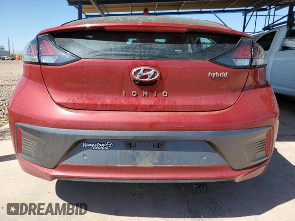 2020 Hyundai Ioniq Preferred with VIN KMHC85LC7LU207289, listed as a Copart auction lot 52905835 with 69,987 mi miles and Salvage Title. Bid and sale history available at DreamBid. Image 6.