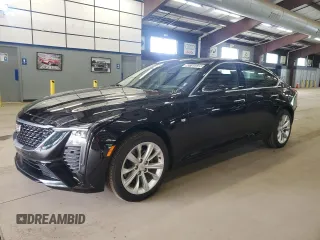 2025 Cadillac CT5 Premium Luxury with VIN 1G6DS5RK3S0108941, listed as a Copart auction lot 65155335 with 11,430 mi miles and Clean title. Bid and sale history available at DreamBid. Image 1.