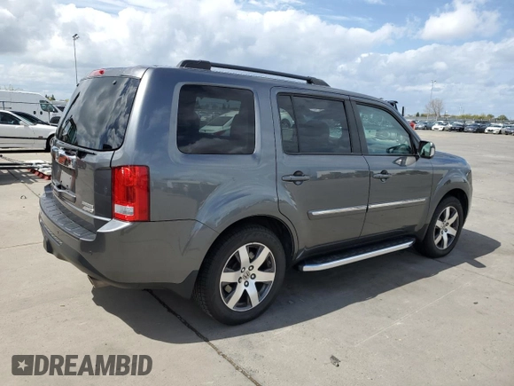 2012 Honda Pilot Touring with VIN 5FNYF4H96CB085752, listed as a Copart auction lot 51292515 with 190,383 mi miles and Salvage Title. Bid and sale history available at DreamBid. Image 3.