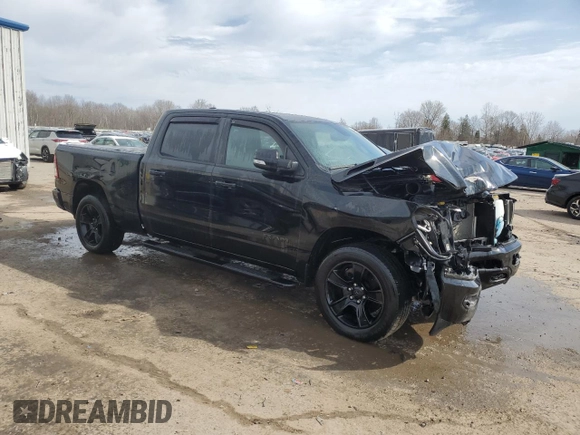 2021 Ram 1500 Big Horn z VIN 1C6SRFMT4MN602776, wystawiony jako Copart lot #49806915 z przebiegiem 59 136 mil mil oraz Szkoda całkowita • Salvage title. Historia ofert i sprzedaży dostępna na DreamBid. Obrazek 4.