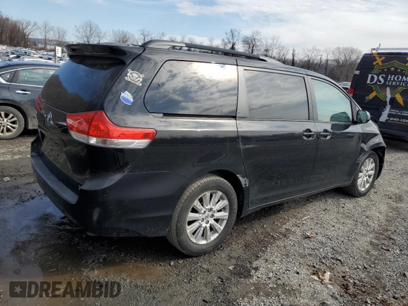 2013 Toyota Sienna LE with VIN 5TDJK3DC9DS059457, listed as a Copart auction lot 50127415 with 228,973 mi miles and Salvage Title. Bid and sale history available at carsss.com. Image 3.