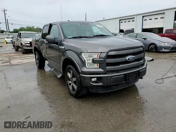 2015 Ford F-150 XLT with VIN 1FTEW1EF7FFB66447, listed as a Copart auction lot 55960855 with 166,518 mi miles and Salvage title. Bid and sale history available at DreamBid. Image 14.