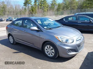 2016 Hyundai Accent SE z VIN KMHCT4AE2GU053657, wystawiony jako IAAI lot #41985294 z przebiegiem 19 449 mil mil oraz . Historia ofert i sprzedaży dostępna na DreamBid. Obrazek 1.