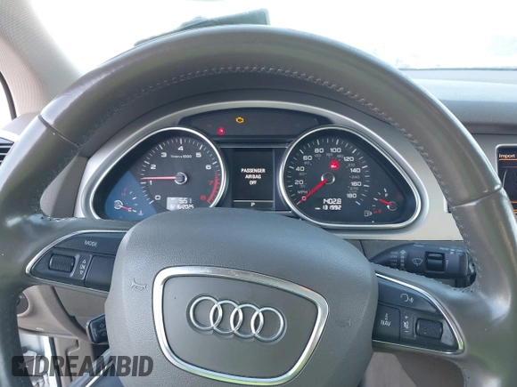 2012 Audi Q7 Premium Plus with VIN WA1LGAFE6CD008306, listed as a IAAI auction lot 42510525 with 131,992 mi miles and . Bid and sale history available at DreamBid. Image 7.