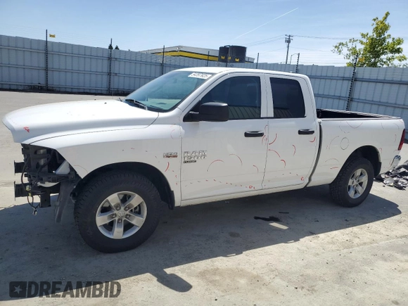 2020 Ram 1500 Tradesman with VIN 1C6RR6FTXLS114444, listed as a Copart auction lot 54397925 with 72,501 mi miles and Salvage title. Bid and sale history available at DreamBid. Image 1.