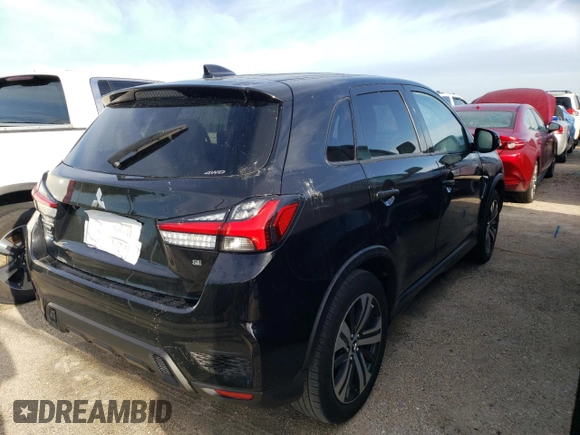 2021 Mitsubishi Outlander Sport ES with VIN JA4ARUAU3MU023784, listed as a Copart auction lot 62733712 with 42,954 mi miles. Bid and sale history available at carsss.com. Image 4.