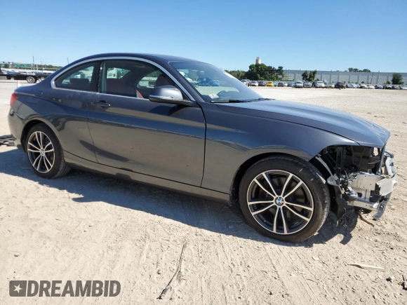 2018 BMW 2 Series 230i xDrive with VIN WBA2J3C55JVD48802, listed as a Copart auction lot 72229073 with 33,602 mi miles and . Bid and sale history available at DreamBid. Image 4.