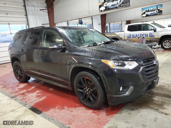 2019 Chevrolet Traverse Premier with VIN 1GNEVKKW3KJ174332, listed as a Copart auction lot 44147545 with 0 mi miles and Salvage Title. Bid and sale history available at carsss.com. Image 4.