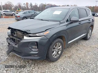 2020 Hyundai Santa Fe SEL with VIN 5NMS3CAD8LH224396, listed as a IAAI auction lot 41142013 with 97,147 mi miles. Bid and sale history available at carsss.com. Image 2.