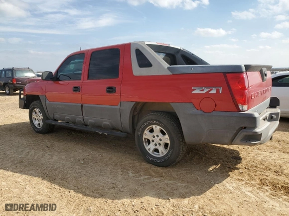 2003 Chevrolet Avalanche with VIN 3GNEK13T23G101107, listed as a Copart auction lot 45786985 with 278,261 mi miles and Salvage Title. Bid and sale history available at carsss.com. Image 2.
