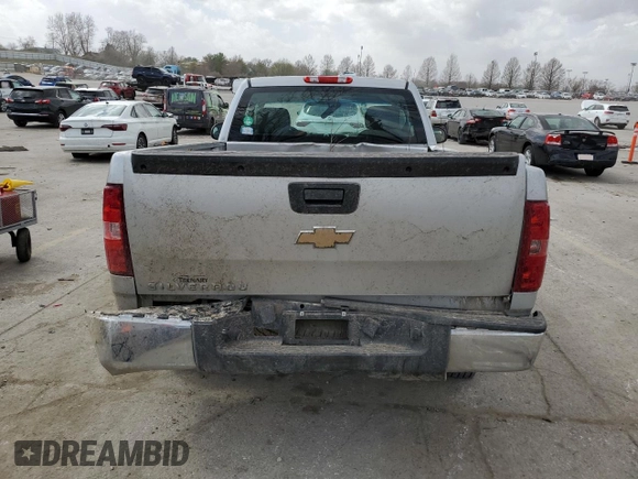 2010 Chevrolet Silverado 1500 Work Truck with VIN 1GCPCPEX8AZ263693, listed as a Copart auction lot 49038045 with 132,268 mi miles and Salvage Title. Bid and sale history available at DreamBid. Image 6.