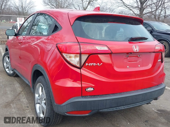 2016 Honda HR-V LX with VIN 3CZRU6H3XGM739696, listed as a IAAI auction lot 41698167 with 31,886 mi miles. Bid and sale history available at carsss.com. Image 3.