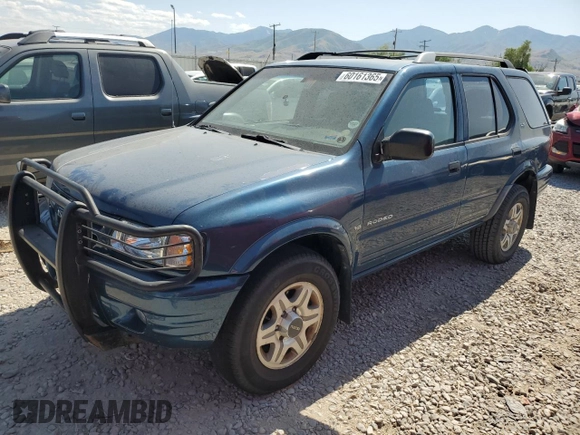 2001 Isuzu Rodeo S z VIN 4S2DM58W014344342, wystawiony jako Copart lot #60161365 z przebiegiem Nie podano mil oraz Czysty tytuł • Clean title. Historia ofert i sprzedaży dostępna na DreamBid. Obrazek 1.