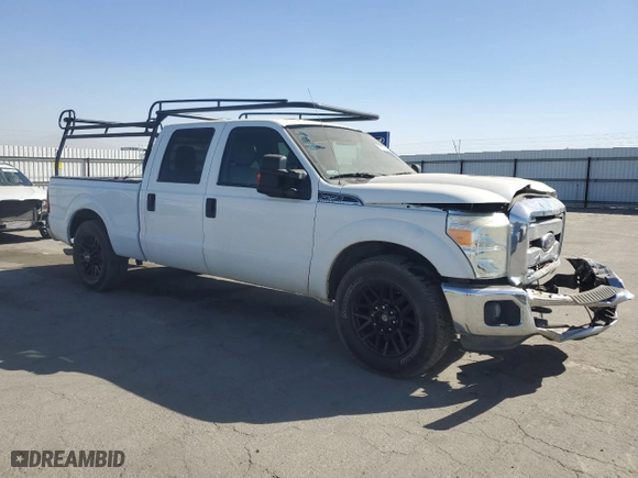 2013 Ford Super Duty F-250 SRW XL with VIN 1FT7W2A64DEA80455, listed as a Copart auction lot 76867024 with 154,742 mi miles and Salvage Title. Bid and sale history available at carsss.com. Image 4.