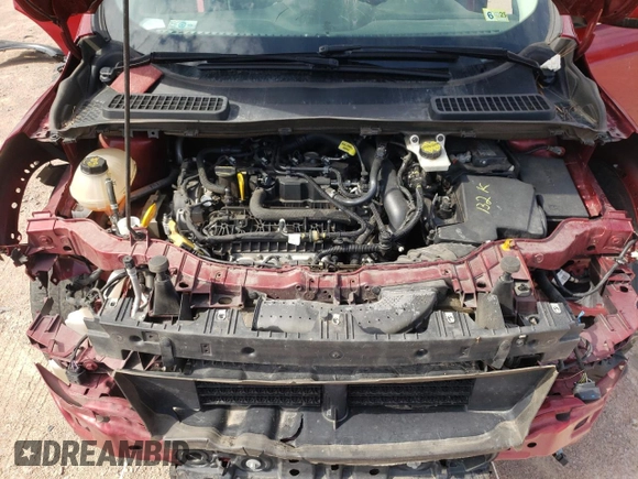 2019 Ford Escape SEL with VIN 1FMCU9HD6KUA68341, listed as a Copart auction lot 50228695 with 132,695 mi miles and Salvage Title. Bid and sale history available at DreamBid. Image 12.