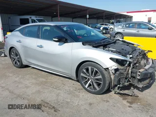 2020 Nissan Maxima SV with VIN 1N4AA6CV9LC360453, listed as a IAAI auction lot 42421644 with 66,571 mi miles and . Bid and sale history available at DreamBid. Image 1.