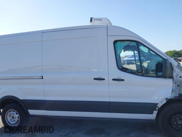 2023 Ford Transit Cargo with VIN 1FTBR1C84PKA64479, listed as a IAAI auction lot 41782267 with 13,412 mi miles. Bid and sale history available at carsss.com. Image 14.