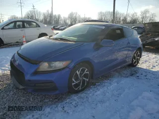 2016 Honda CR-Z LX with VIN JHMZF1D46GS000641, listed as a Copart auction lot 86159654 with 118,309 mi miles and Salvage Title. Bid and sale history available at carsss.com. Image 1.