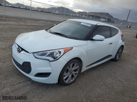 2016 Hyundai Veloster with VIN KMHTC6AD9GU275521, listed as a Copart auction lot 46120034 with 135,740 mi miles and Salvage Title. Bid and sale history available at carsss.com. Image 1.