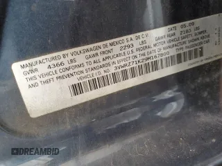 2009 Volkswagen Jetta SE z VIN 3VWRZ71K29M167800, wystawiony jako Copart lot #61451305 z przebiegiem 161 617 mil mil oraz Szkoda całkowita • Salvage title. Historia ofert i sprzedaży dostępna na DreamBid. Obrazek 12.