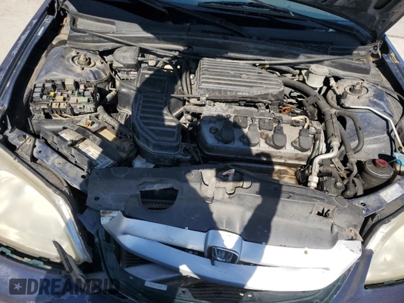 2003 Honda Civic LX with VIN 2HGES16593H615060, listed as a Copart auction lot 49705415 with Not Provided miles and Salvage Title. Bid and sale history available at carsss.com. Image 11.