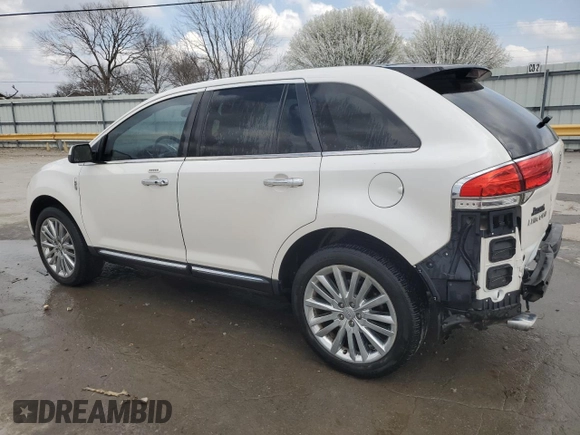 2011 Lincoln MKX with VIN 2LMDJ6JK5BBJ20928, listed as a Copart auction lot 48939245 with 159,518 mi miles and Salvage Title. Bid and sale history available at carsss.com. Image 2.