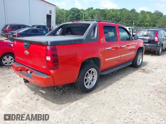 2009 Chevrolet Avalanche LTZ with VIN 3GNFK32059G229423, listed as a IAAI auction lot 42510957 with 192,935 mi miles and . Bid and sale history available at DreamBid. Image 4.