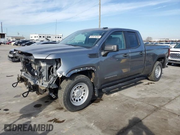2022 GMC Sierra 1500 with VIN 1GTR9AEK3NZ159174, listed as a Copart auction lot 87674255 with 50,980 mi miles and Salvage Title. Bid and sale history available at DreamBid. Image 1.
