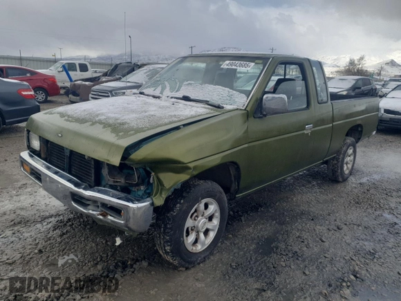 1996 Nissan Frontier XE with VIN 1N6SD16SXTC322219, listed as a Copart auction lot 49043685 with 102,964 mi miles and Salvage title. Bid and sale history available at DreamBid. Image 1.