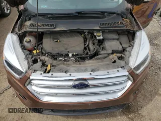 2017 Ford Escape Titanium with VIN 1FMCU0JD4HUC85921, listed as a Copart auction lot 51490945 with 90,093 mi miles and Salvage Title. Bid and sale history available at carsss.com. Image 11.