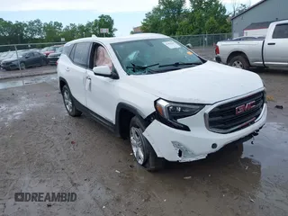 2019 GMC Terrain SLE z VIN 3GKALMEV5KL364822, wystawiony jako IAAI lot #42454349 z przebiegiem 59 603 mil mil oraz . Historia ofert i sprzedaży dostępna na DreamBid. Obrazek 1.